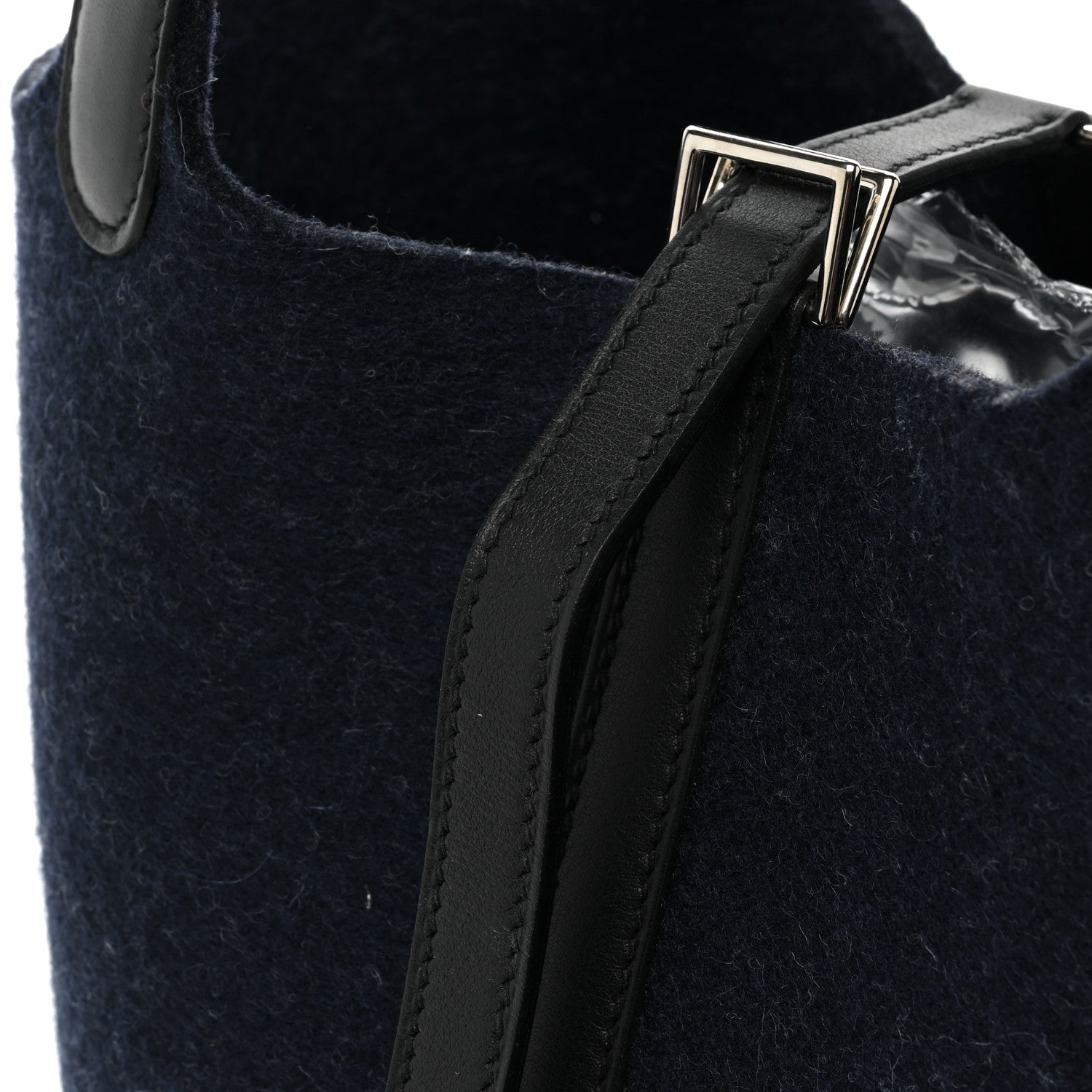 Hermes Feutre Swift Picotin Lock 18 PM Bleu Nuit Black 12 of 13