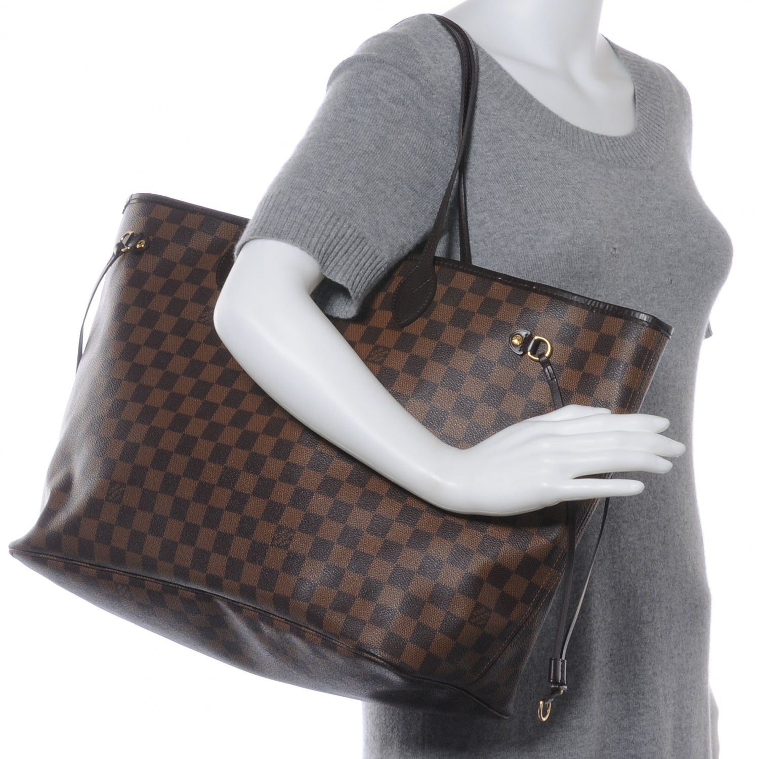 Louis Vuitton Damier Ebene Neverfull GM 2 of 7