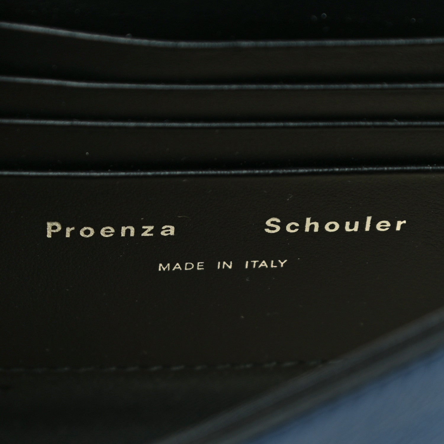 Proenza Schouler Calfskin PS11 Wallet With Strap Sapphire 5 of 13