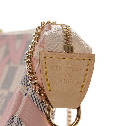 Louis Vuitton Damier Azur Tahitienne Mini Pochette Accessories 5 of 6