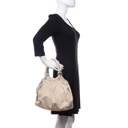 Gucci Calfskin Medium Sukey Tote Mystic White 2 of 13