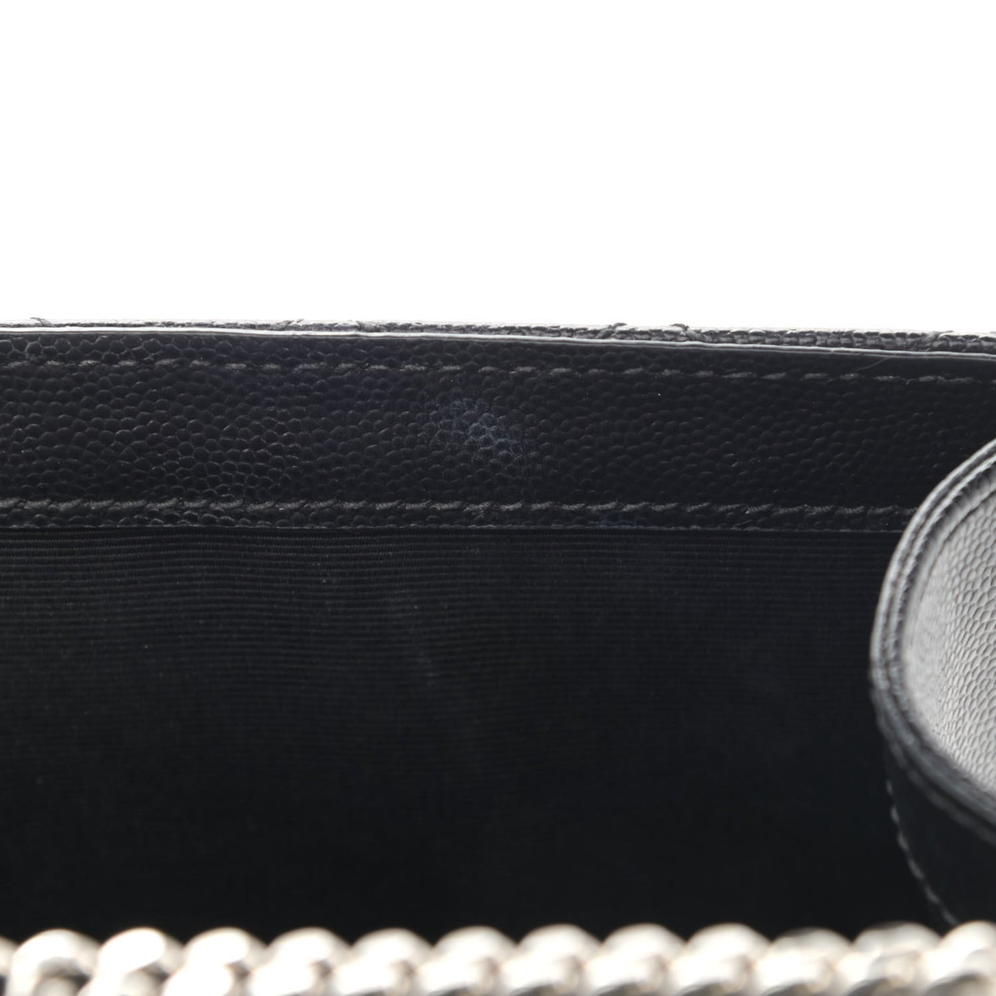 Grain De Poudre Tri-Quilt Small College Monogram Satchel Black