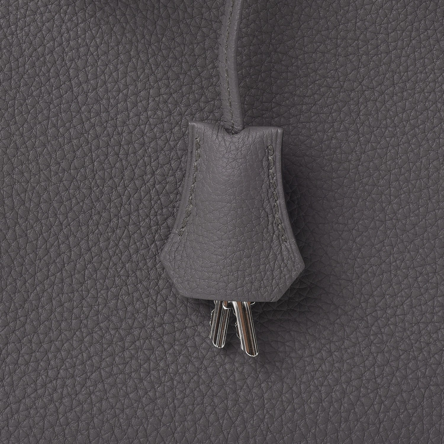 Hermes Togo Birkin 25 Etain 33 of 37