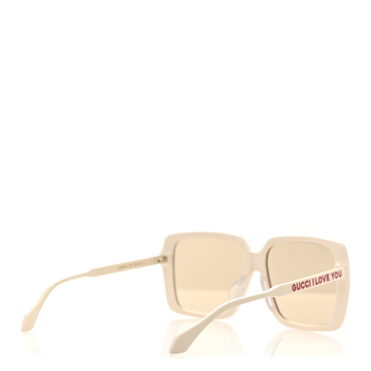 Acetate Square Frame GG0567SAN Sunglasses White