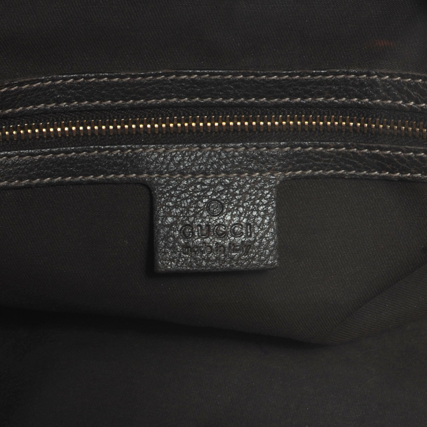 Gucci Guccissima New Pelham Large Shoulder Bag Dark Brown 7 of 8