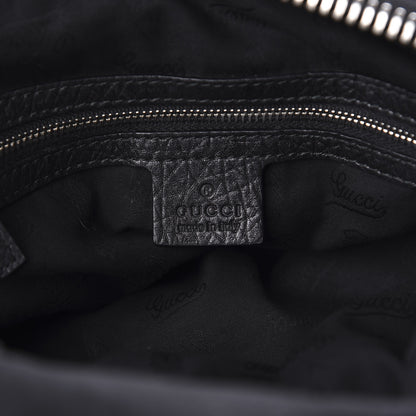 Gucci Calfskin Large Bamboo Bar Shoulder Bag Black 6 of 13