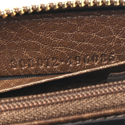 Gucci Guccissima Sukey Zip Around Wallet Brown 7 of 8