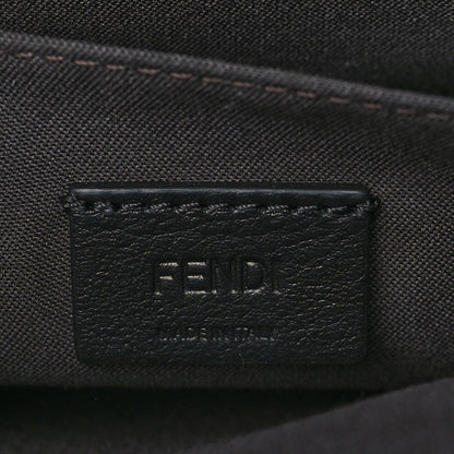 Fendi Vitello Soft F is Fendi Bi-Color FF 1974 Embossed Envelope Wallet On Chain with Pouches Maya Black 7 of 12