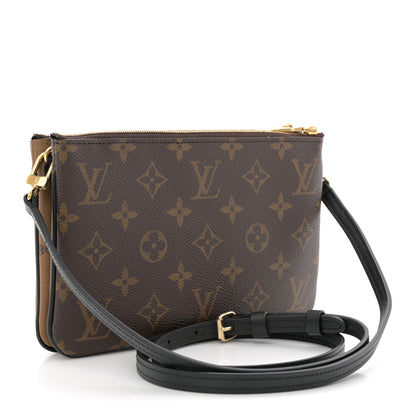 Louis Vuitton Reverse Monogram Giant Double Zip Pochette 3 of 11