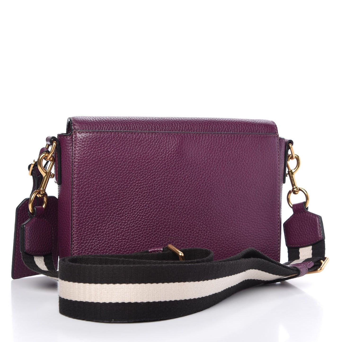 Grained Calfskin Small Gotham Shoulder Bag Iris