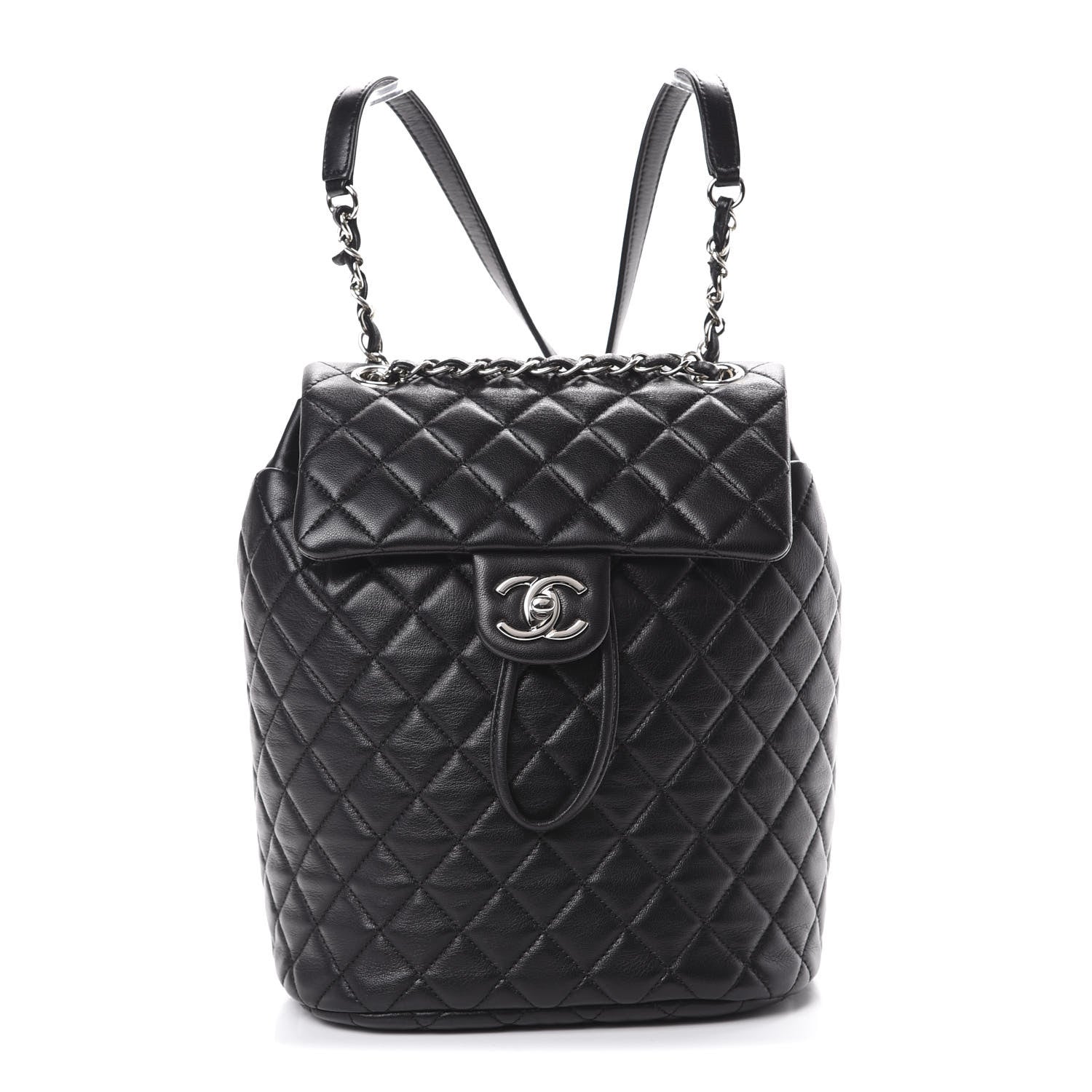 Chanel Lambskin Quilted Small Urban Spirit Backpack Black 1 of 10