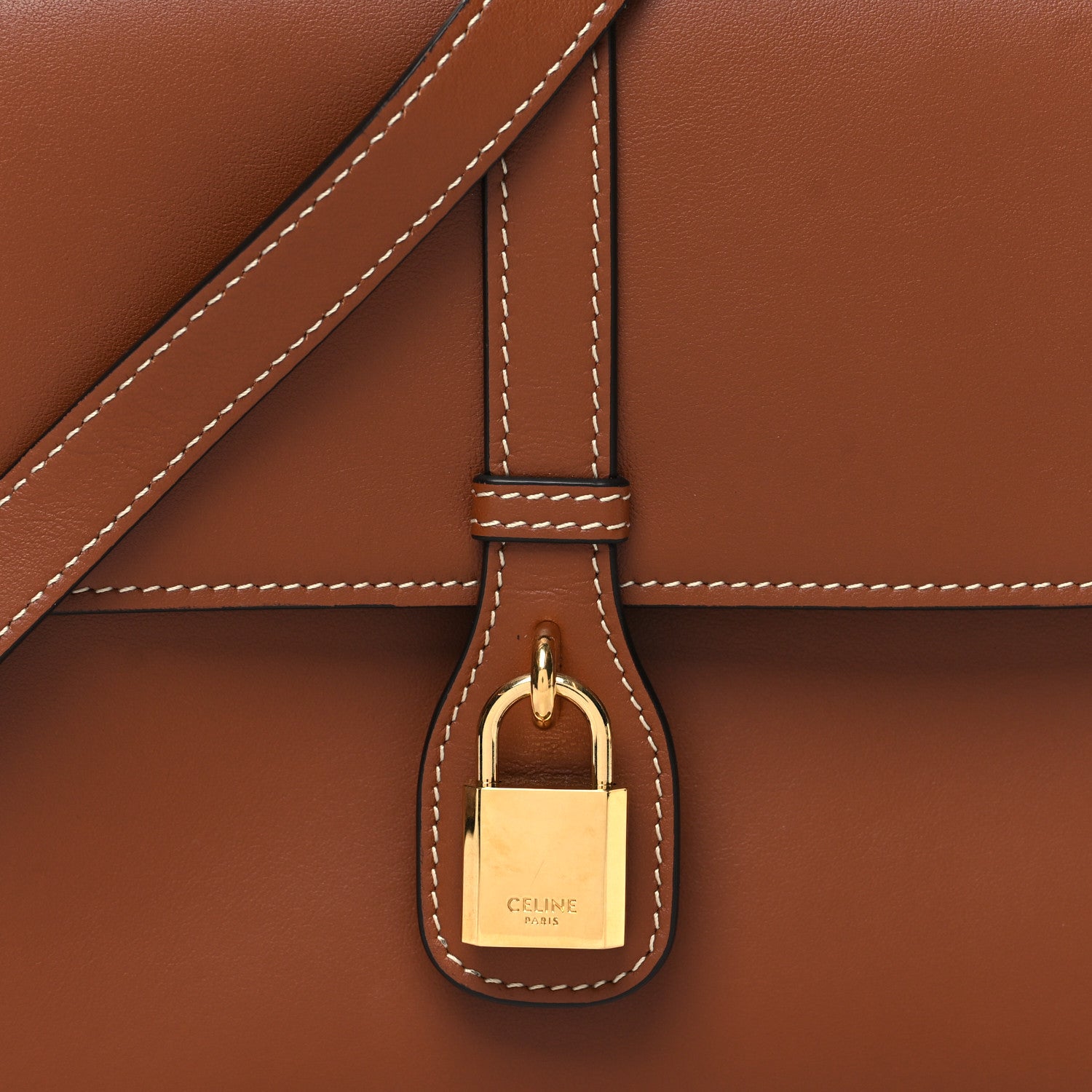 Celine Smooth Calfskin Medium Tabou Tan 9 of 11