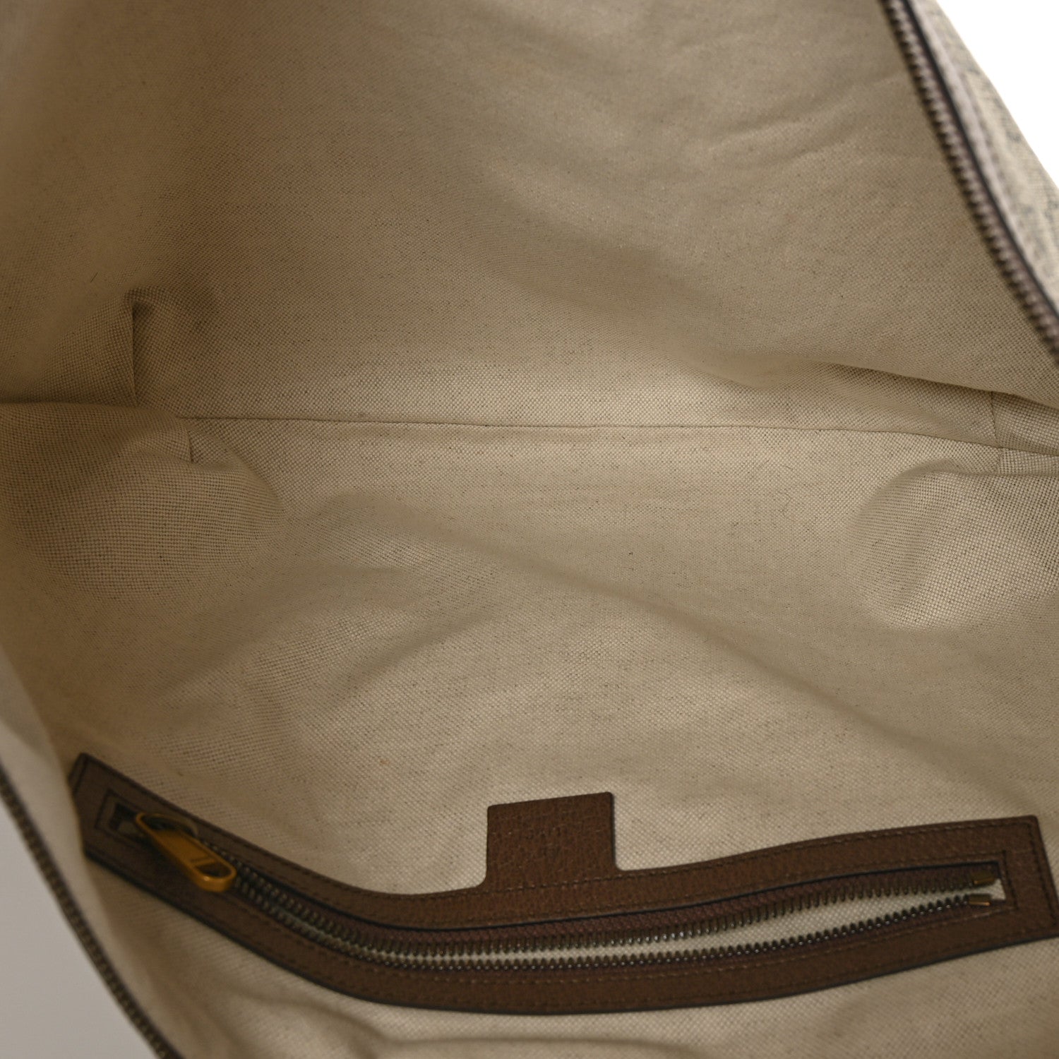 Gucci GG Supreme Monogram Web Ophidia Half Moon Hobo Brown 5 of 8