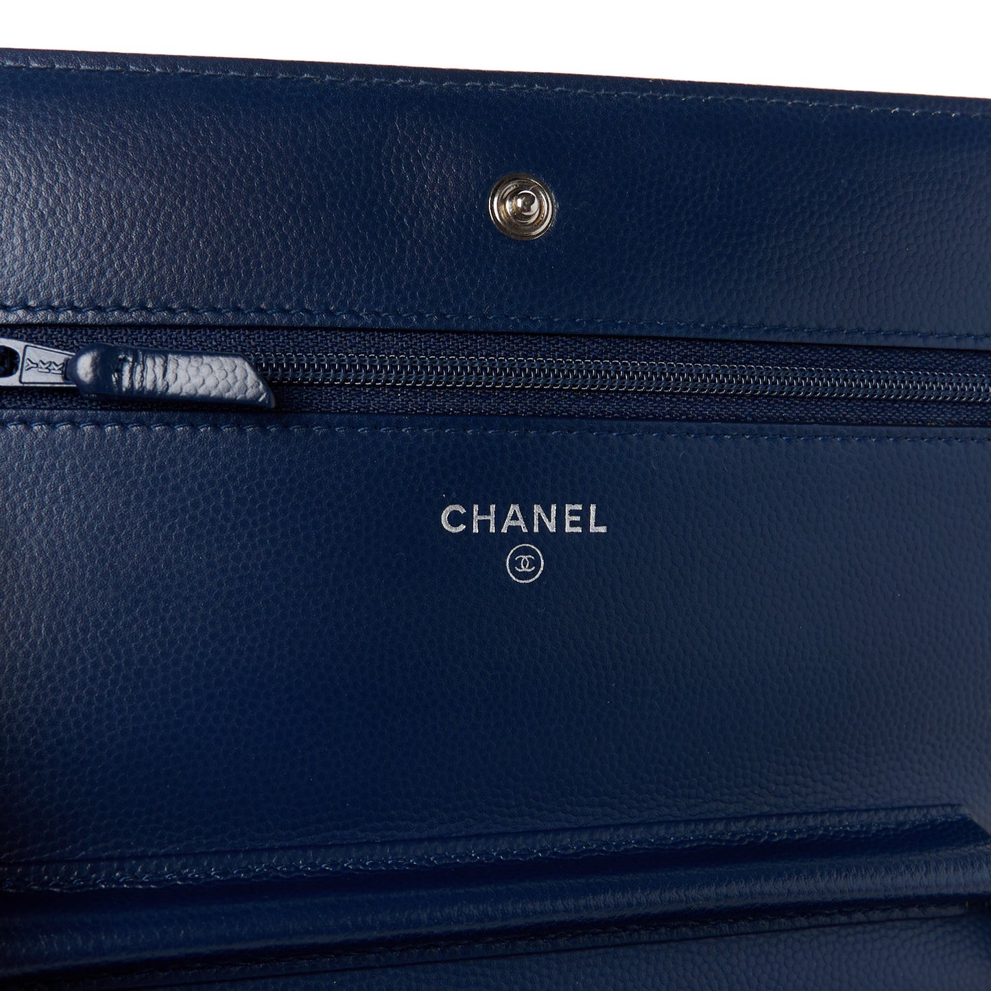 Caviar Chevron Wallet On Chain WOC Navy