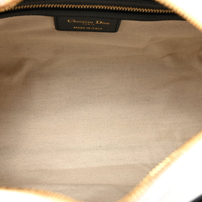 Christian Dior Perforated Calfskin Small Dior Vibe Classic Bowling Bag White 5 of 9