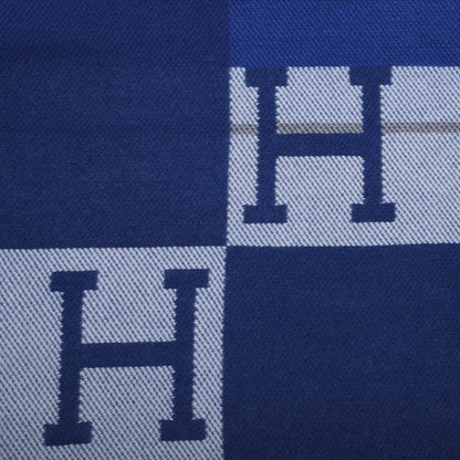 Hermes Cashmere Avalon Rocabar Blanket Saphir 3 of 4