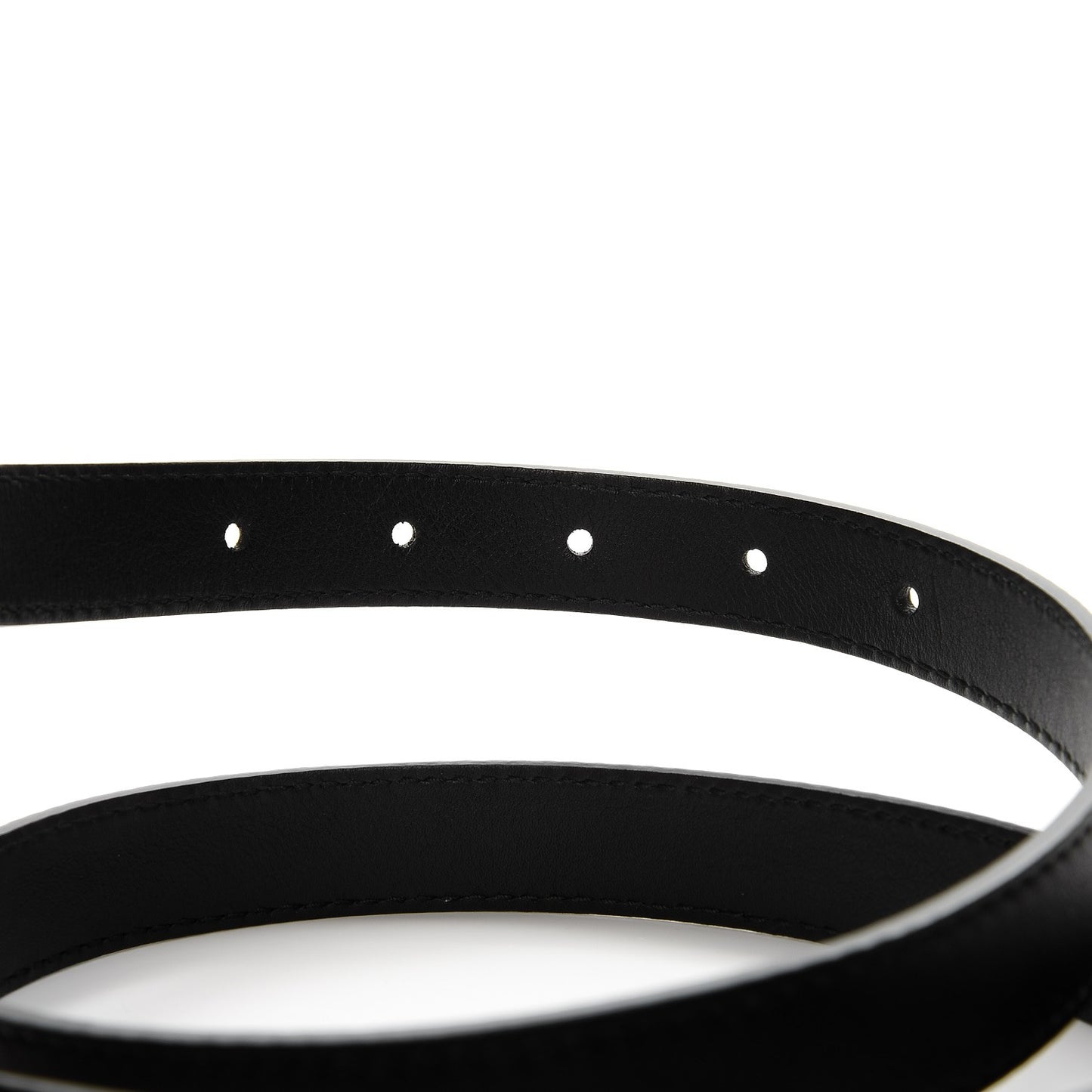 Calfskin Double G 20mm Belt 80 32 Black