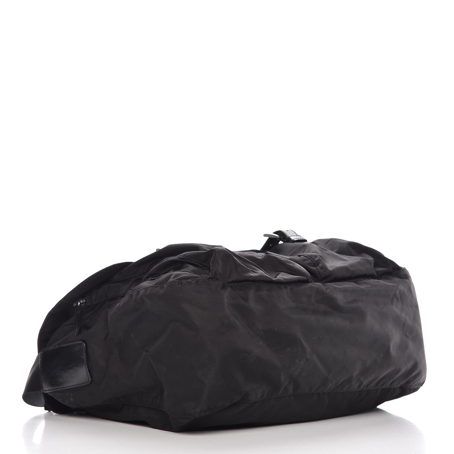 Prada Tessuto Nylon Messenger Bag Black 4 of 14