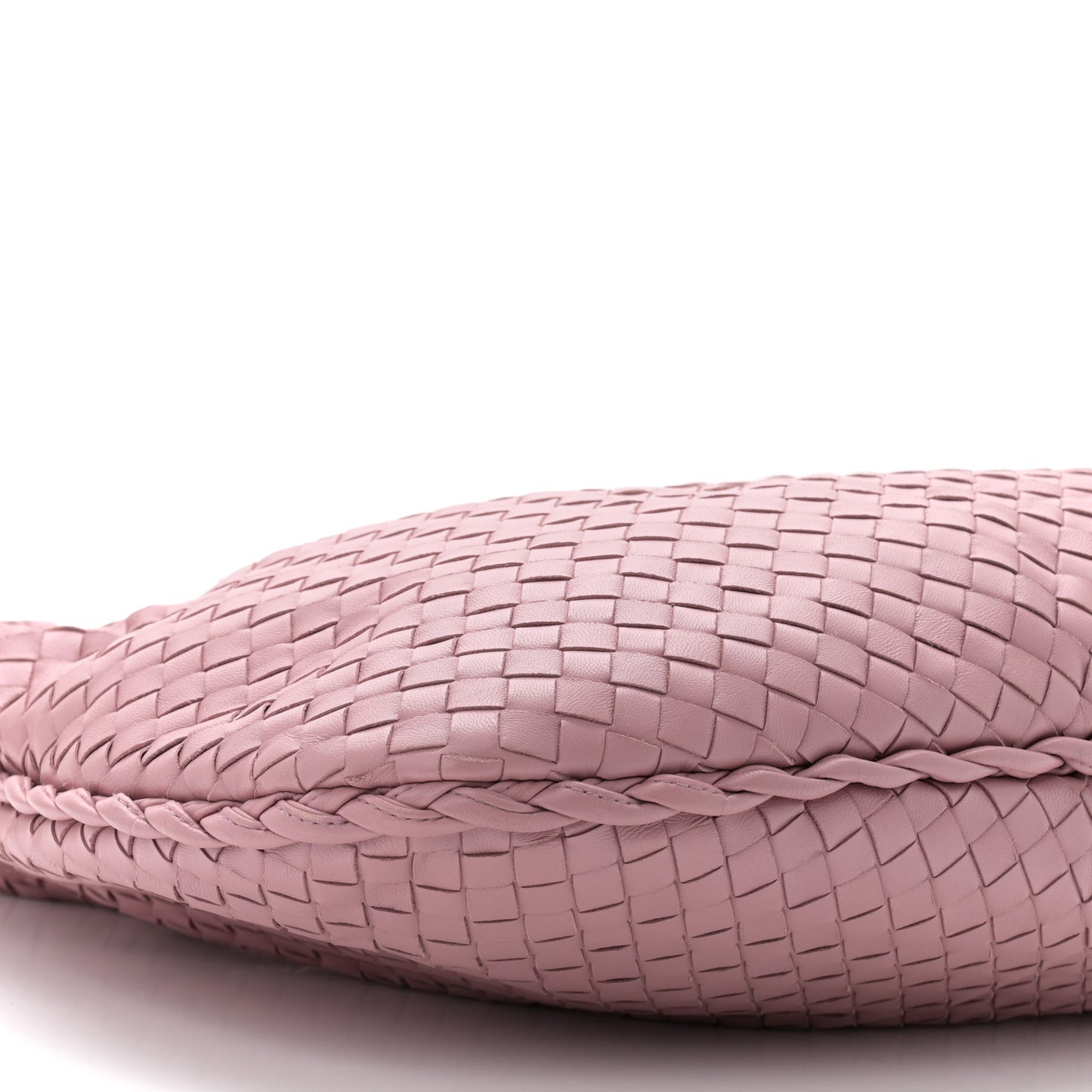 Nappa Intrecciato Large Veneta Hobo Mallow