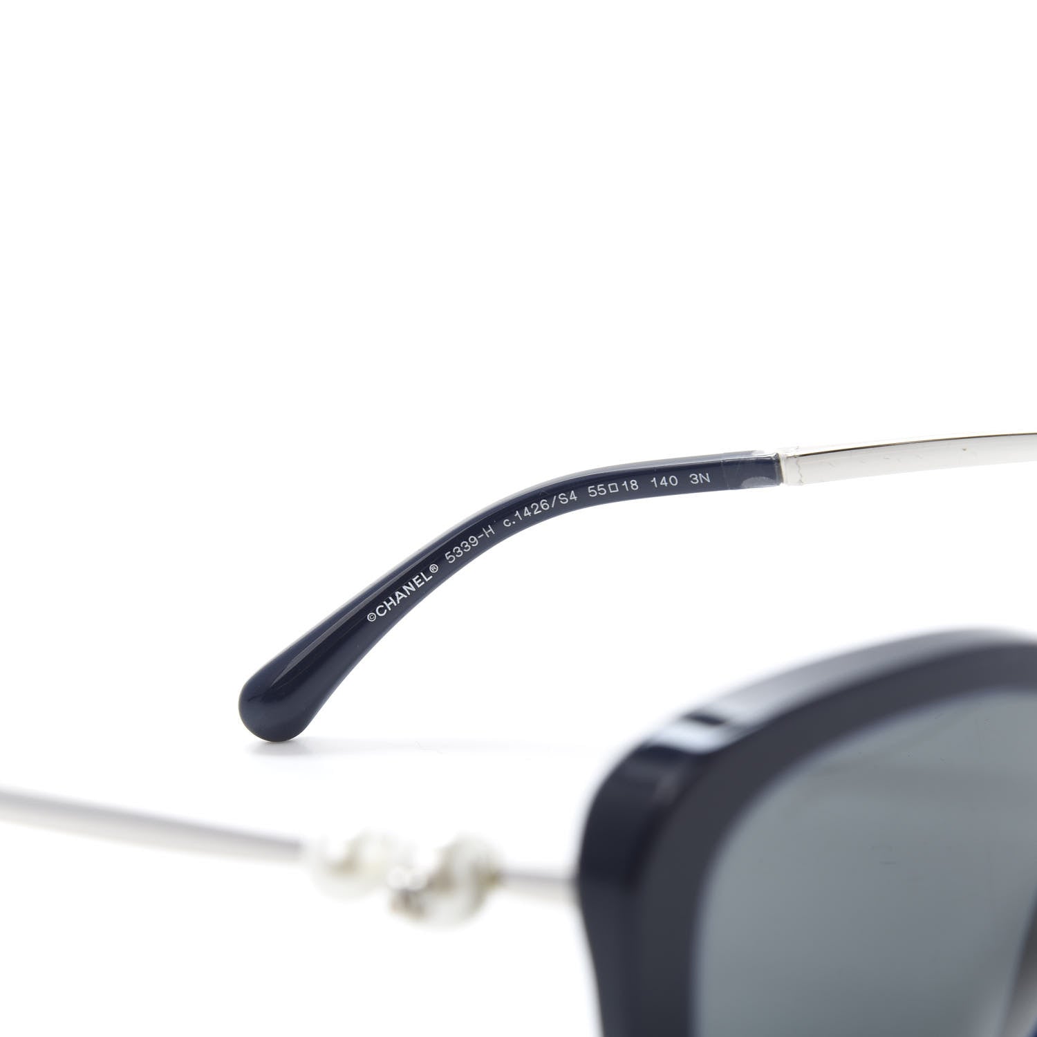 Chanel Pearl Sunglasses 5339-H Navy 6 of 8