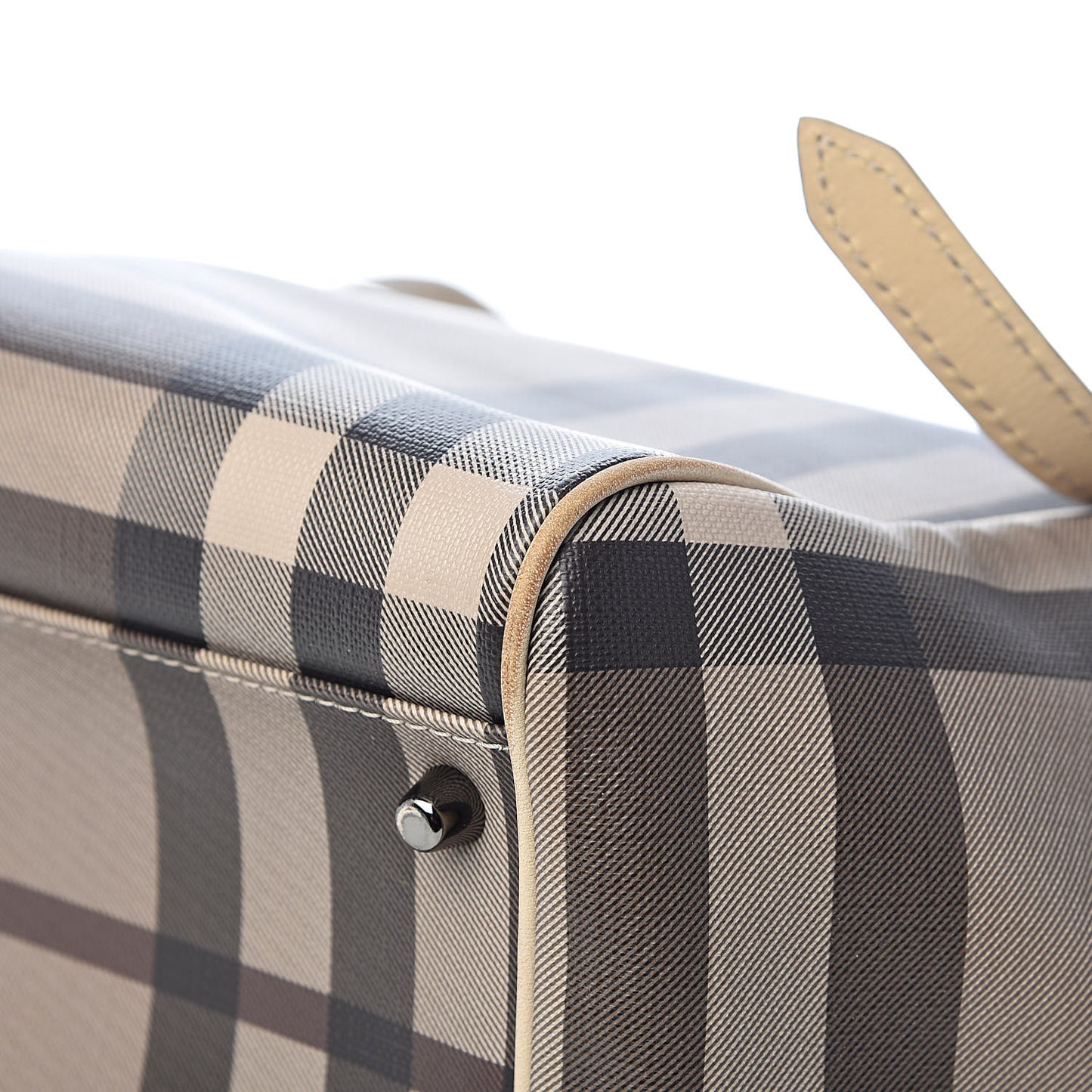 Smoked Check Small Canterbury Tote Trench