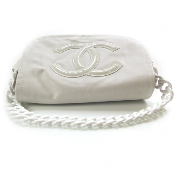 Chanel Leather Modern Chain Flap White 5 of 13