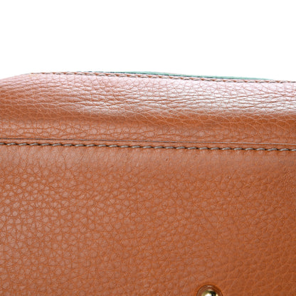 Gucci Calfskin Web Medium Heritage Tote Tan 20 of 25