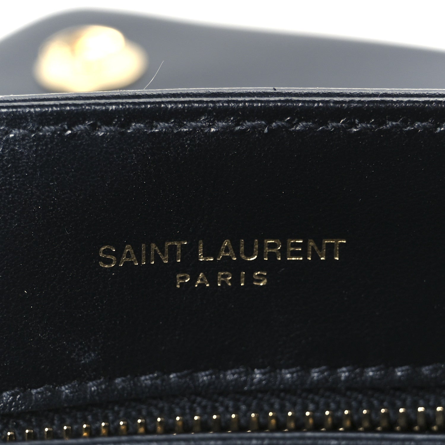 Saint Laurent Calfskin Y Quilted Monogram Toy Loulou Crossbody Bag Black 6 of 13
