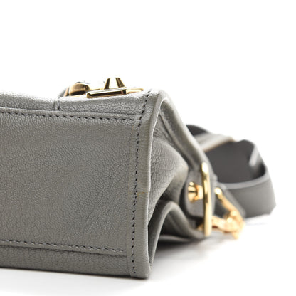 Balenciaga Chevre Gold Metallic Edge Hardware Mini City Gris Acier 8 of 9