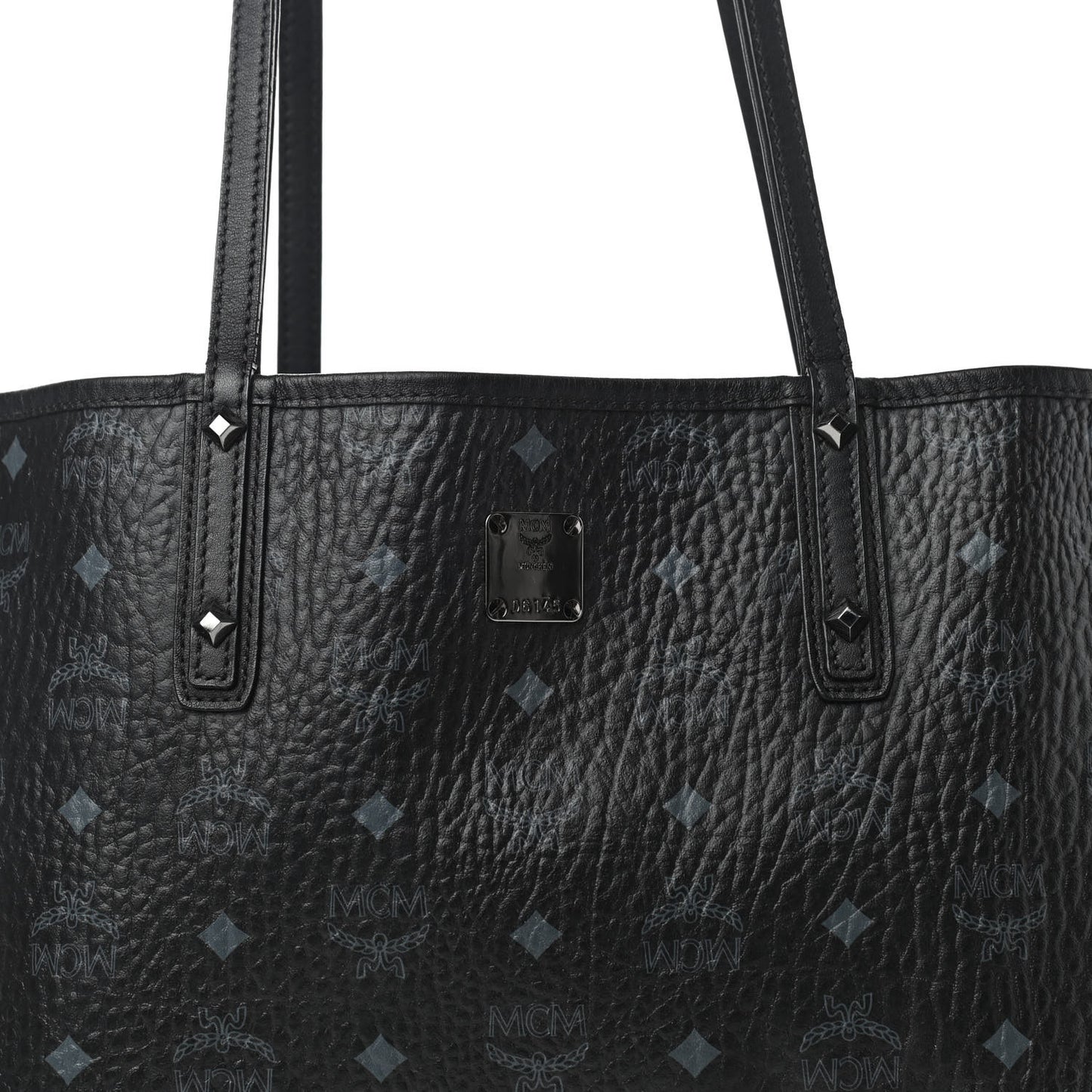 Visetos Medium Project Reversible Shopper Tote Black