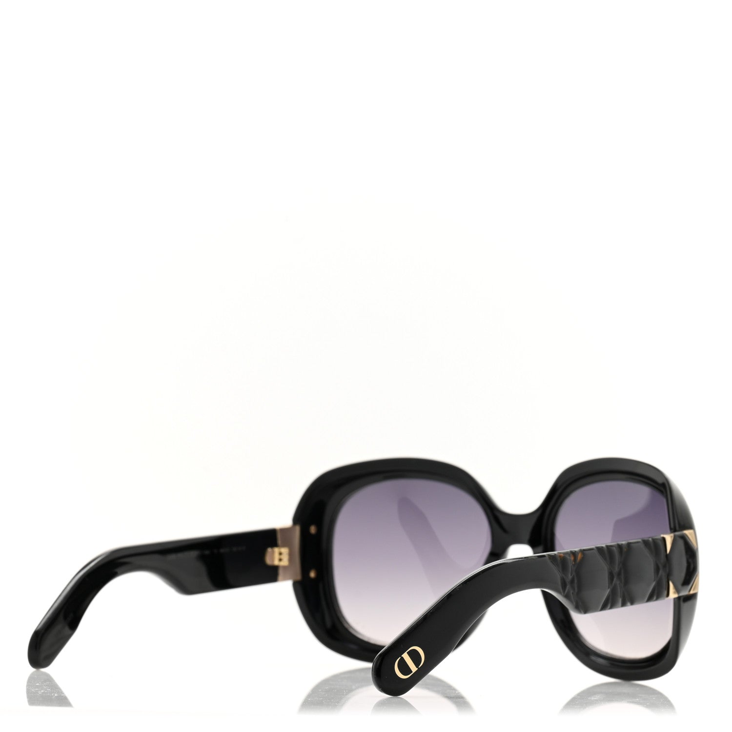 Christian Dior Acetate Cannage Lady 95.22 R21 Sunglasses Black 4 of 8