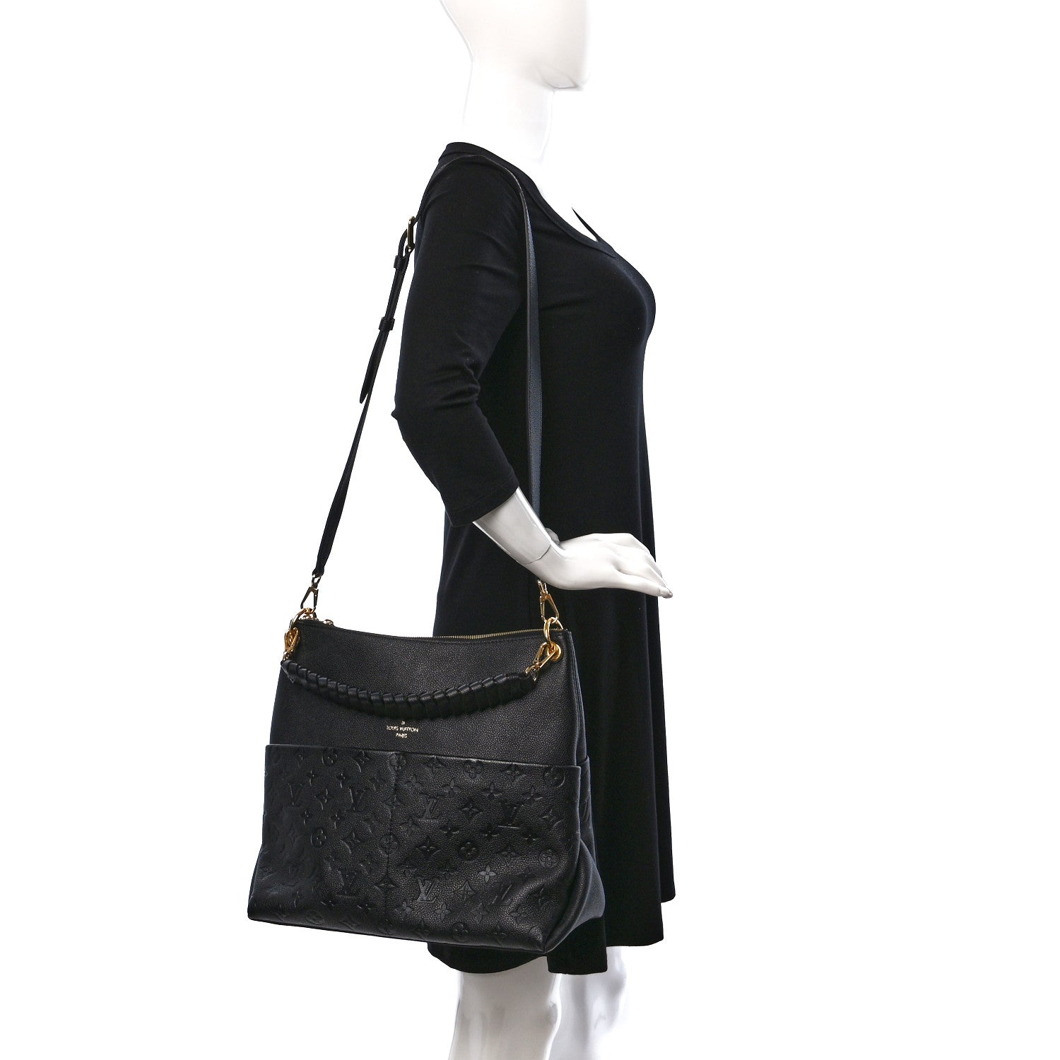 Louis Vuitton Empreinte Maida Hobo Black 2 of 8
