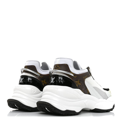 Louis Vuitton Monogram Calfskin Run 55 Sneakers 35.5 White 4 of 9