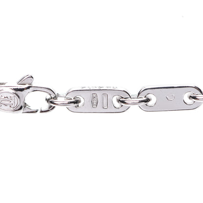 Cartier 18K White Gold Fidelity Bar Link Chain Necklace 6 of 6