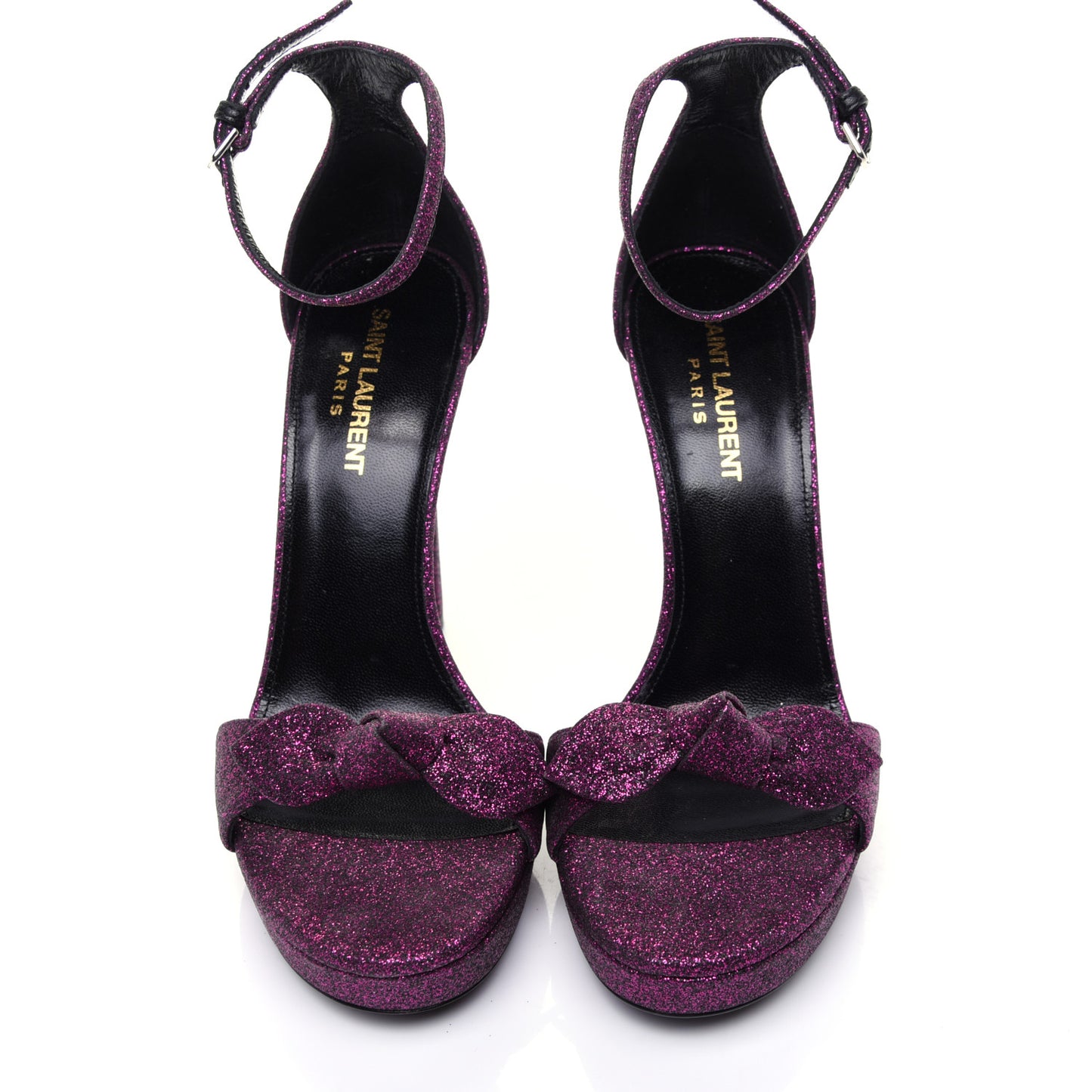 Glitter Hall Platform Sandals 37.5 Purple