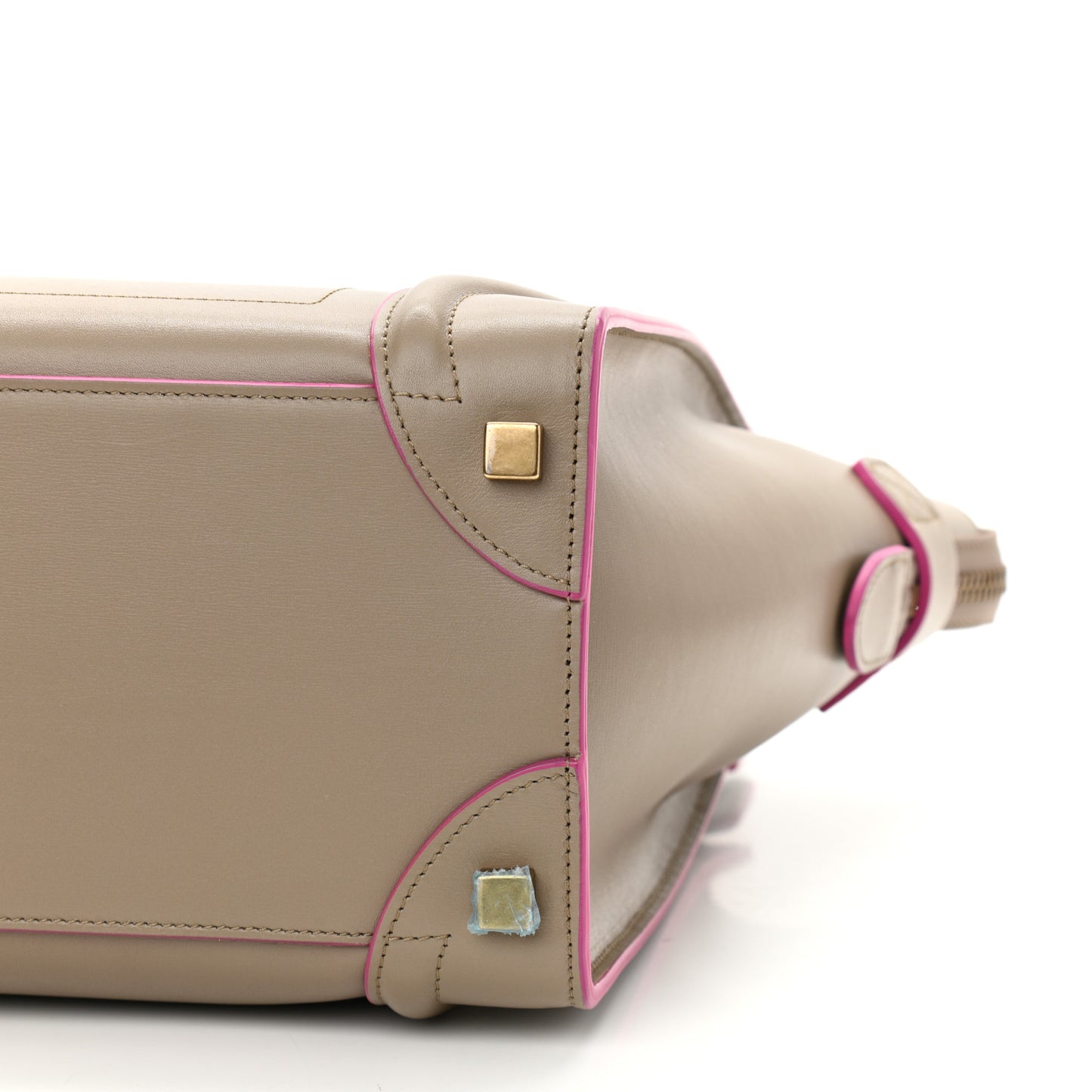 Smooth Calfskin Micro Luggage Beige
