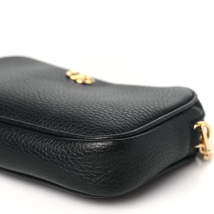 Gucci Dollar Calfskin Super Mini GG Marmont Chain Shoulder Bag Black 10 of 10