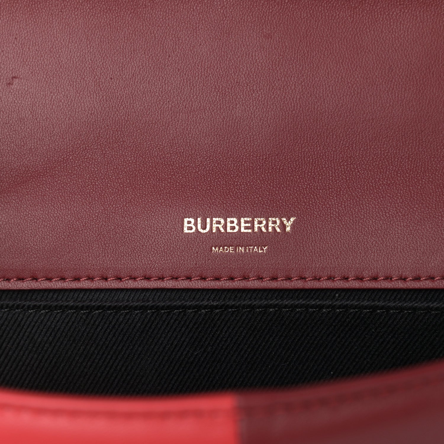 Burberry Lambskin Quilted Small Lola Bag Bright Red Dark Crimson 8 of 10