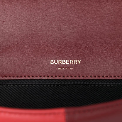 Burberry Lambskin Quilted Small Lola Bag Bright Red Dark Crimson 8 of 10