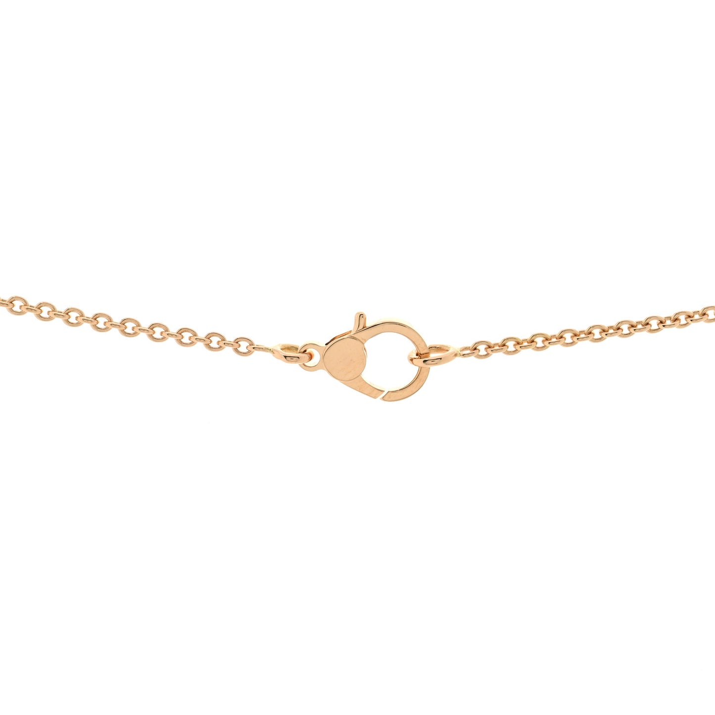 18K Rose Gold Diamond Finesse Pendant Necklace