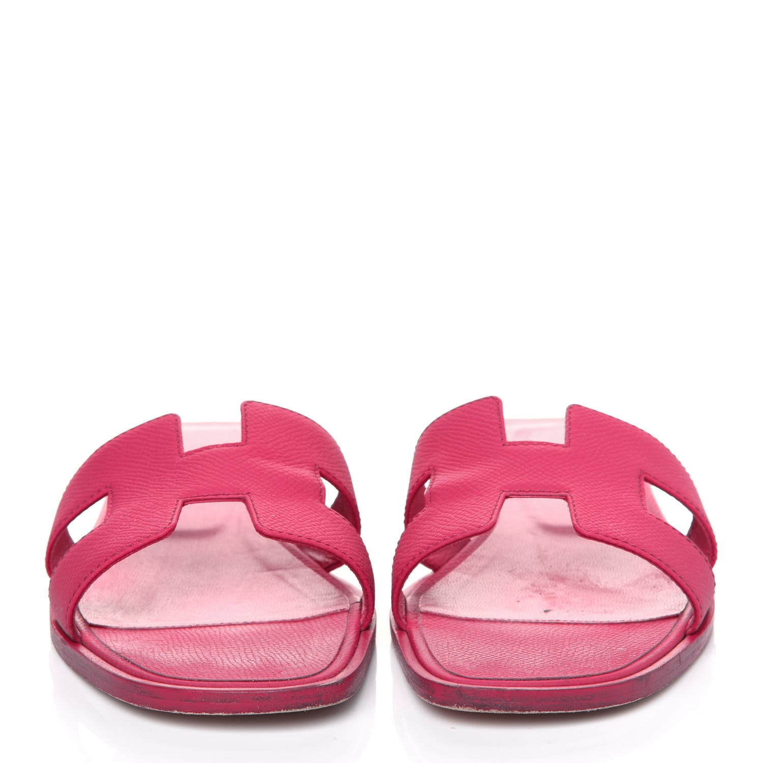 Hermes Epsom Oran Sandals 36 Rose Extreme 2 of 18