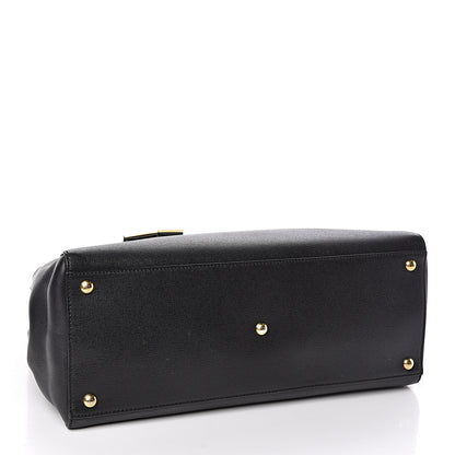 Fendi Vitello Elite Regular 2Jours Tote Black 5 of 11