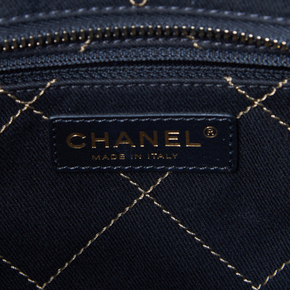 Chanel Grained Calfskin Large Shopping Fever Tote Gold 8 of 9