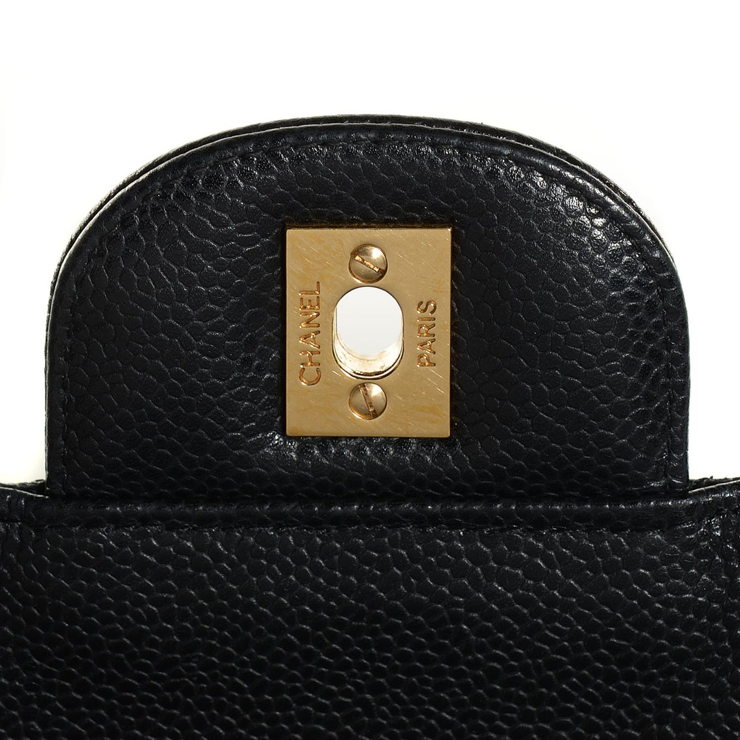 Caviar Quilted Jumbo Single Flap Black