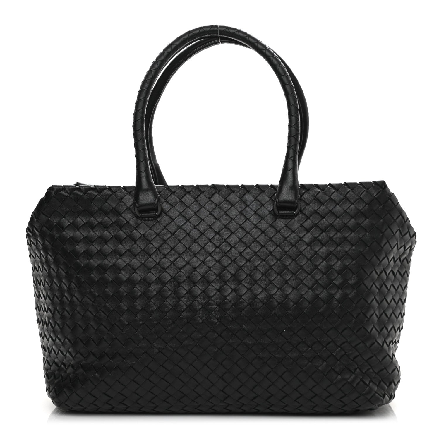 Bottega Veneta Nappa Intrecciato Brick Tote Black 1 of 10