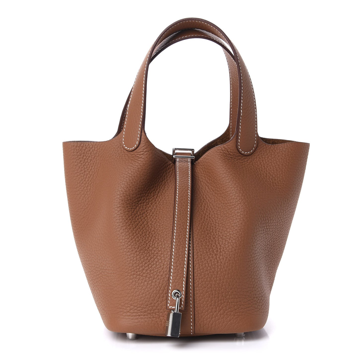 Taurillon Clemence Picotin Lock 18 PM Gold