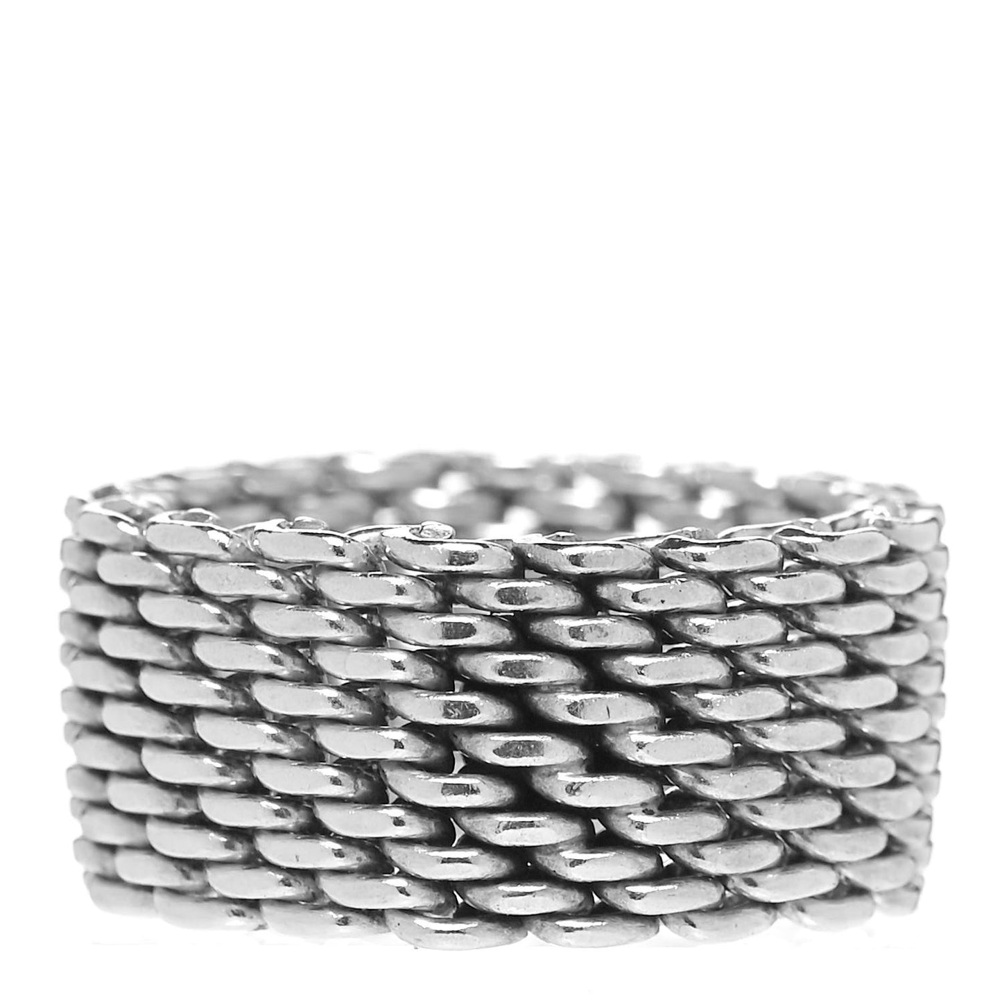 Sterling Silver Somerset Mesh Ring 52 6