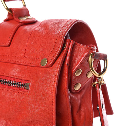 Proenza Schouler Lambskin PS1 Large Satchel Lipstick Red 15 of 16