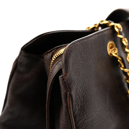 Chanel Caviar XL Weekender Bag Brown 15 of 18