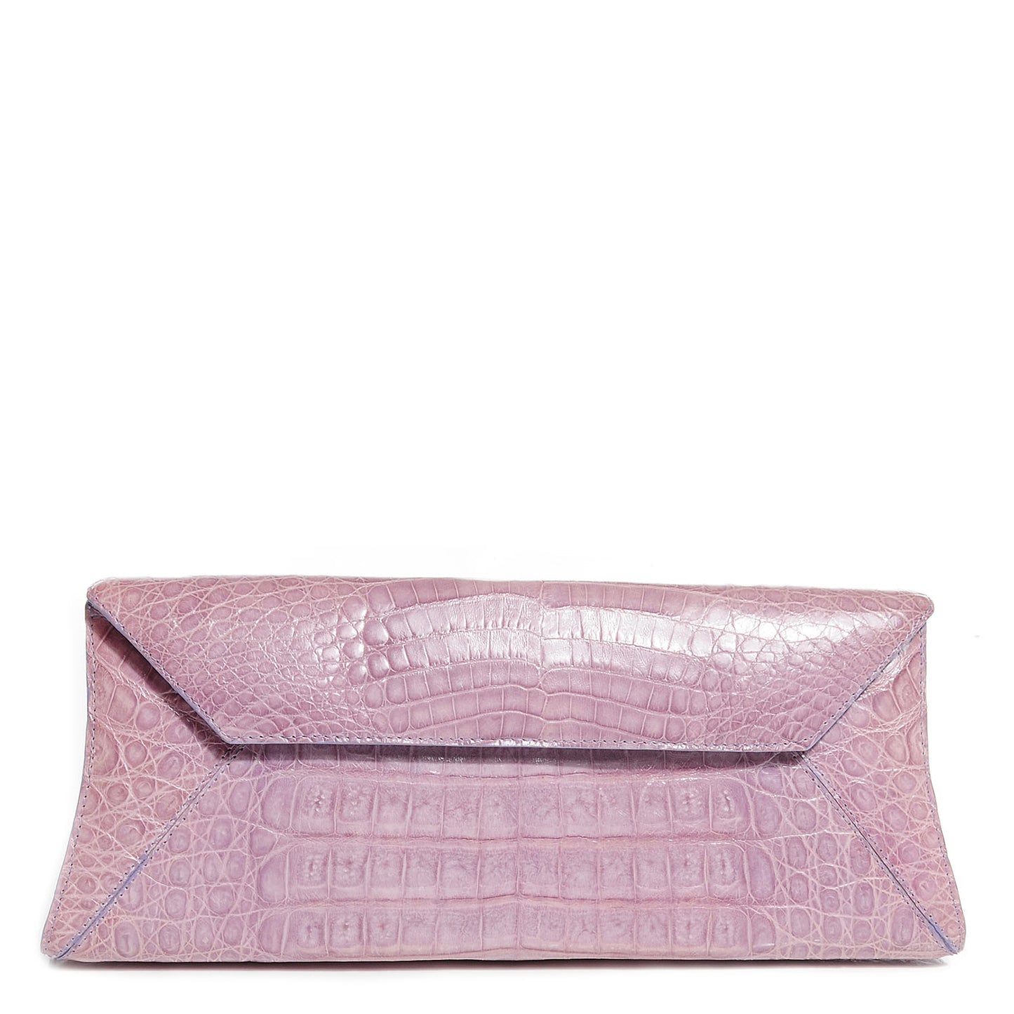 Crocodile Envelope Clutch
